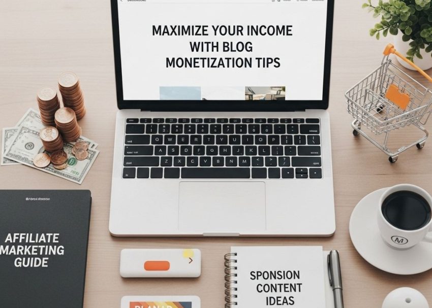 Free PSD Mockups 17 blog monetization tips