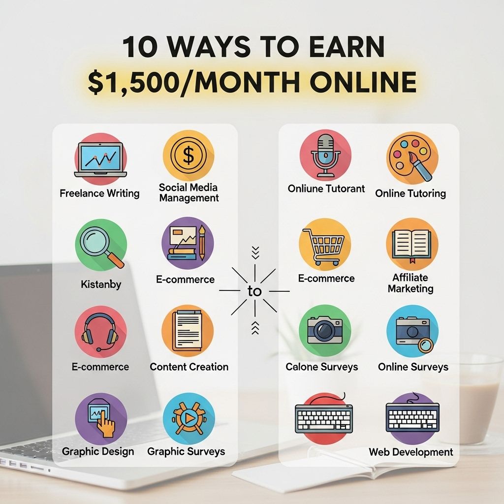10 Proven Ways to Earn $1,500 a Month Online 1 earn 1500 month online