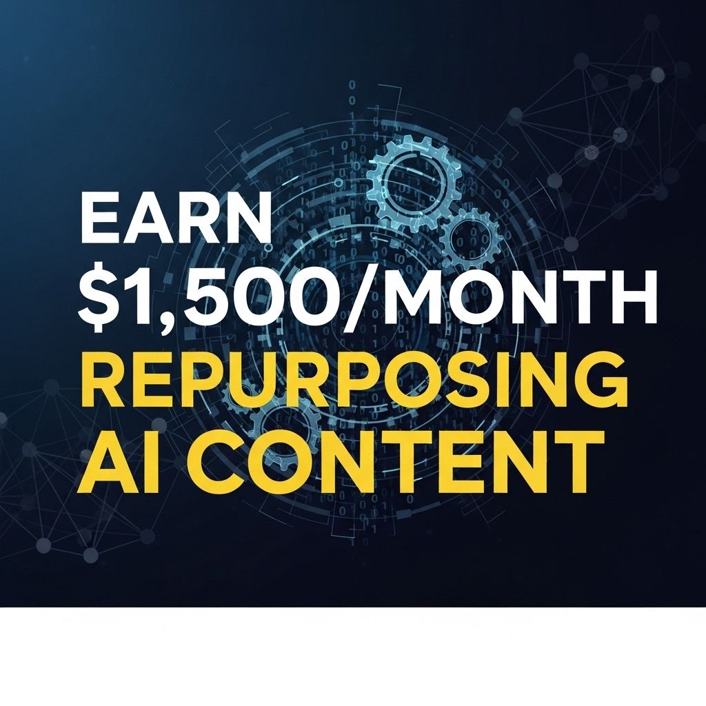 Earn $1,500/Month Repurposing AI Content 1 earn 1500 month repurposing ai content