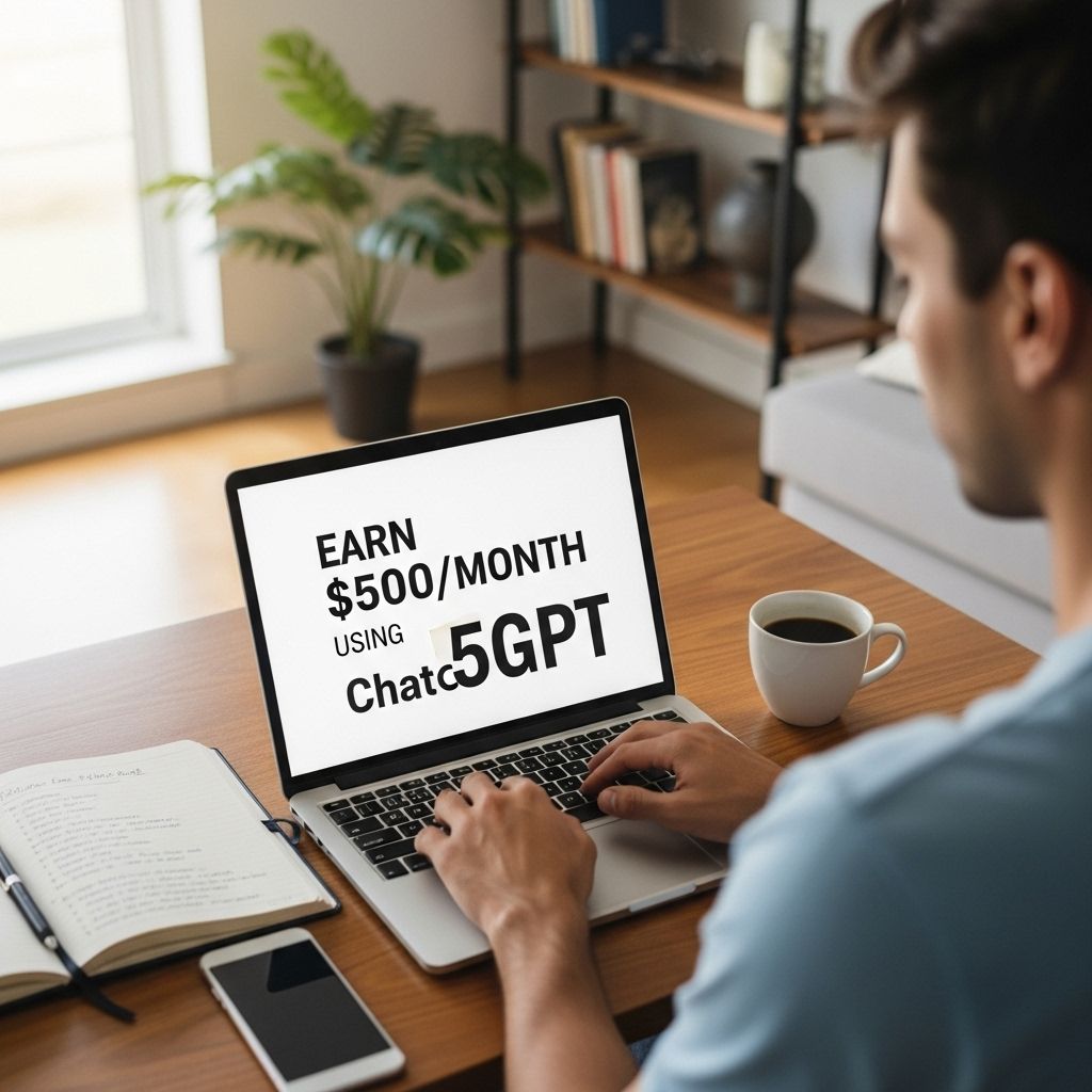 Earn $500 a Month Using ChatGPT 1 earn 500 month chatgpt