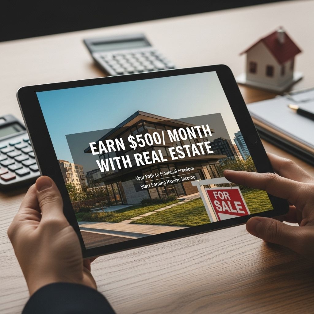 earn 500 month real estate