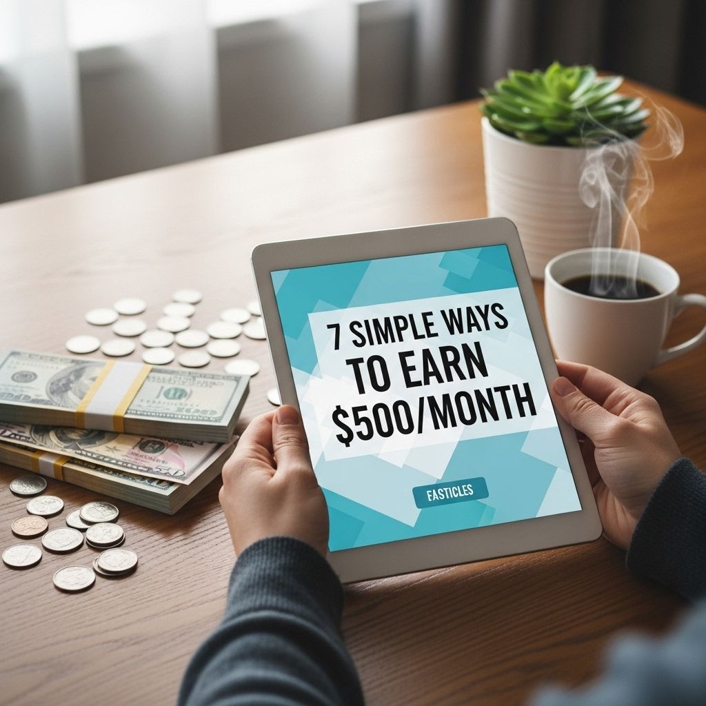7 Simple Ways to Earn $500 a Month 1 earn 500 month simple ways