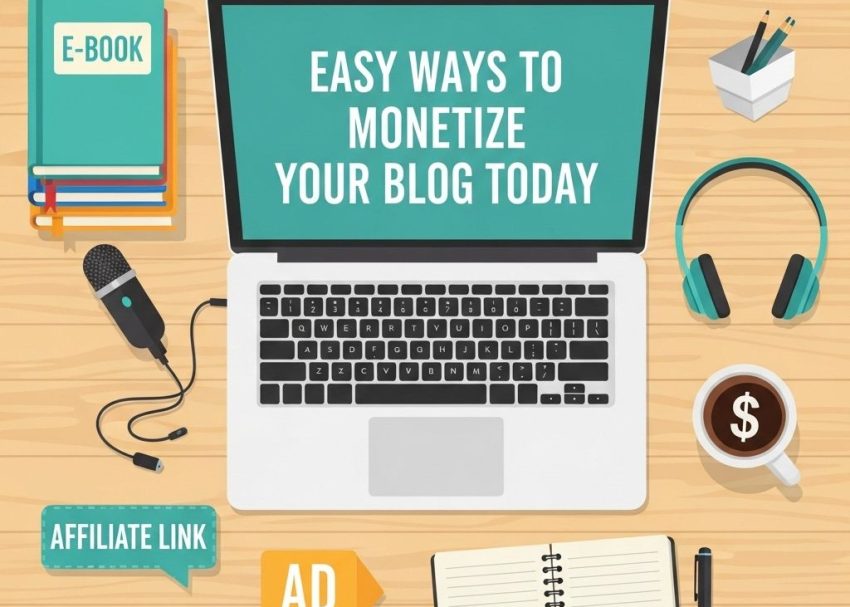 Free PSD Mockups 17 easy blog monetization tips