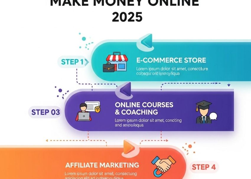 easy steps make money online 2025