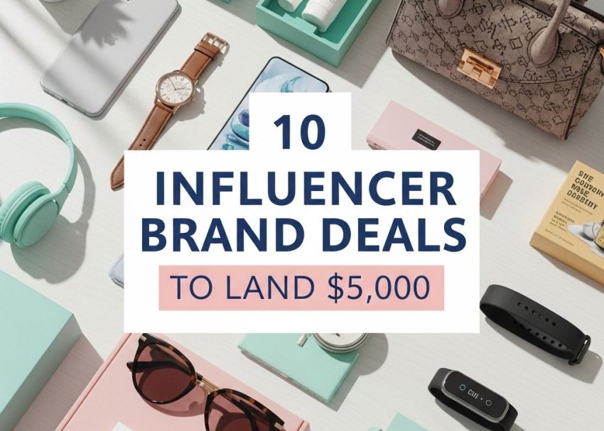 Free PSD Mockups 21 influencer brand deals 5000