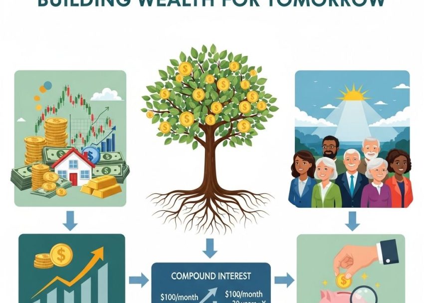 Free PSD Mockups 25 investing wisely build wealth