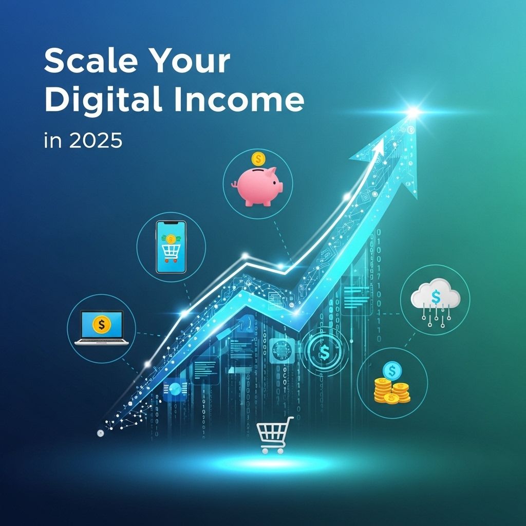 Scale Your Digital Income In 2025: Proven Strategies | PSD Freebies Mockups
