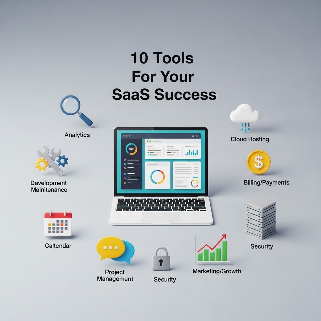 10 Essential Tools for SaaS Success 1 10 essential saas tools