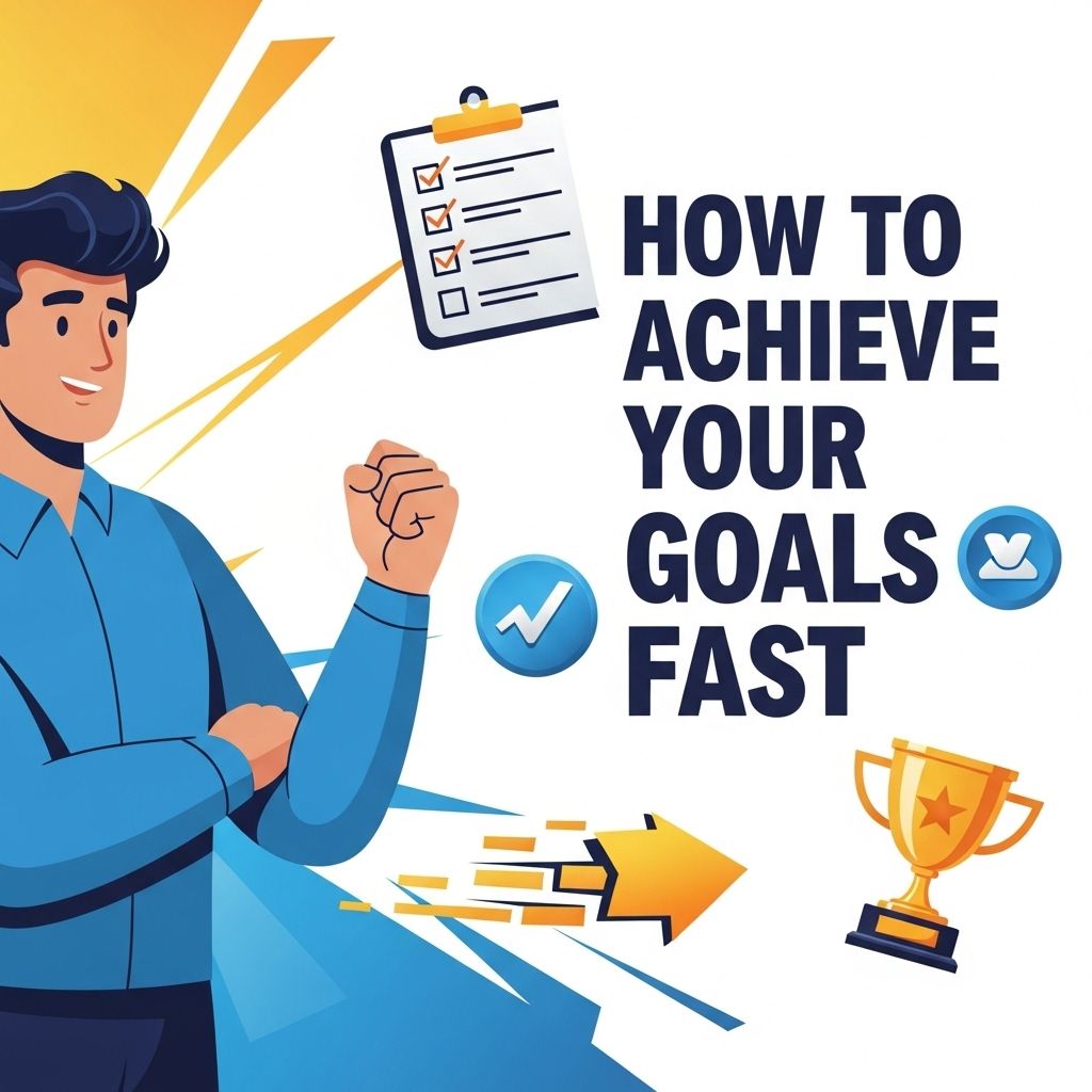 Achieve Your Goals Fast Proven Strategies PSD Freebies Mockups