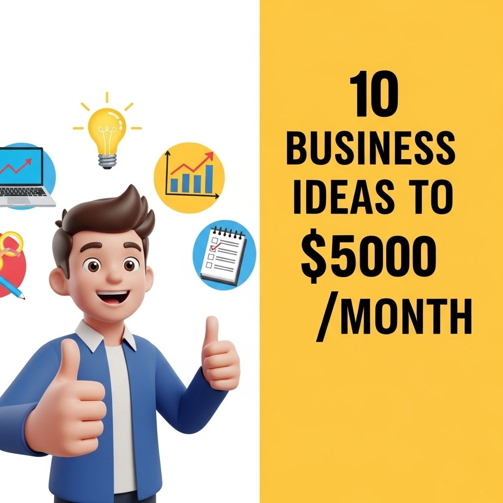10 Lucrative Business Ideas to Earn $5,000 Monthly 1 business ideas 5000 month