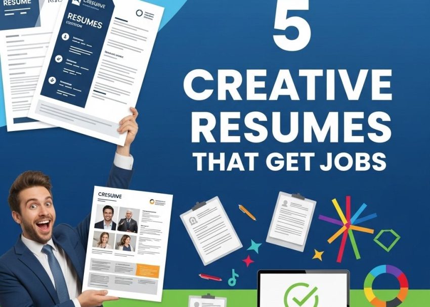 Free PSD Mockups 26 creative resumes get jobs