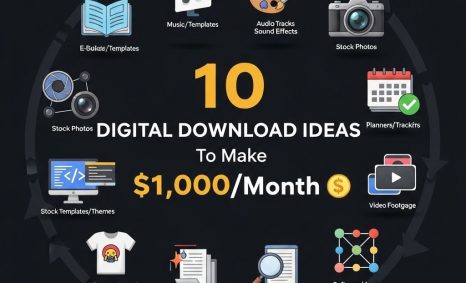 10 Digital Download Ideas to Earn $1,000 a Month 11 digital download ideas 1000