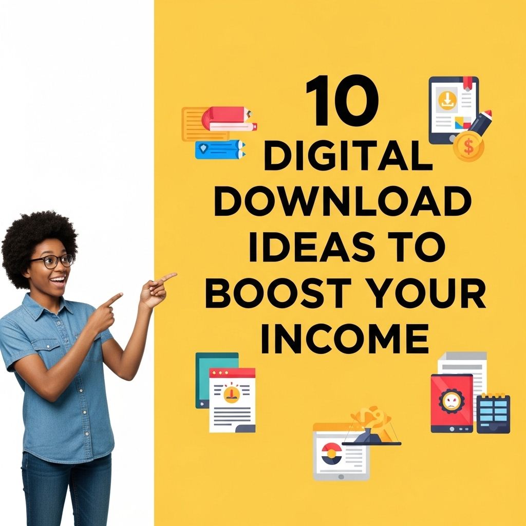 10 Digital Download Ideas to Boost Your Income 1 digital download ideas income