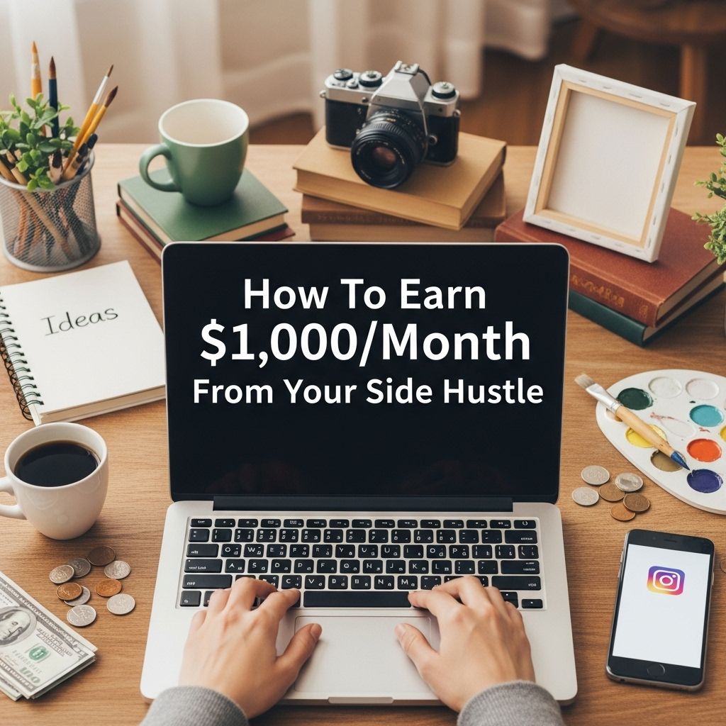 Earn $1,000 a Month from Your Side Hustle 5 earn 1000 month side hustle