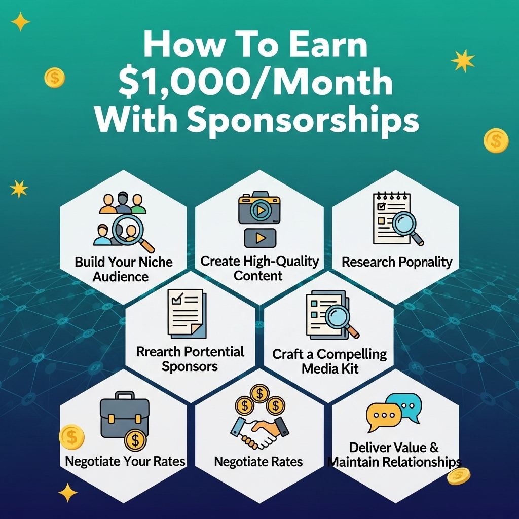 earn 1000 month sponsorships