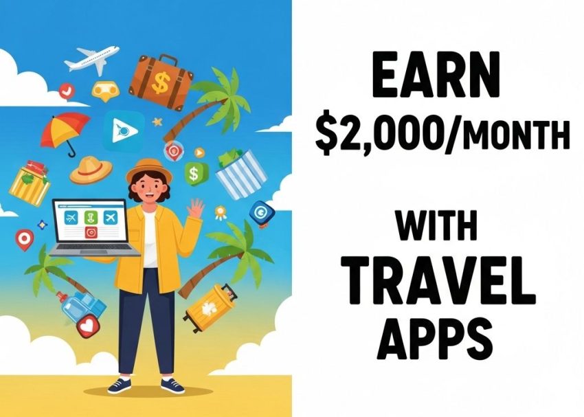 earn 2000 month travel apps