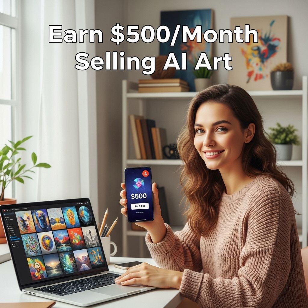 Earn $500/Month Selling AI Art: A Complete Guide 1 earn 500 month selling ai art