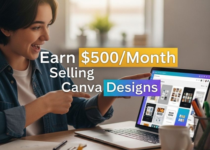 earn 500 month selling canva designs