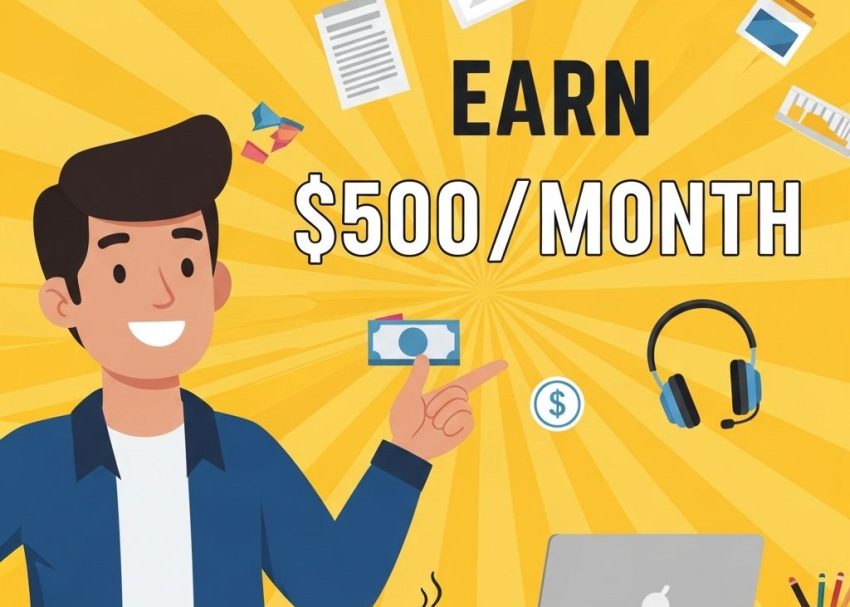earn 500 month simple jobs