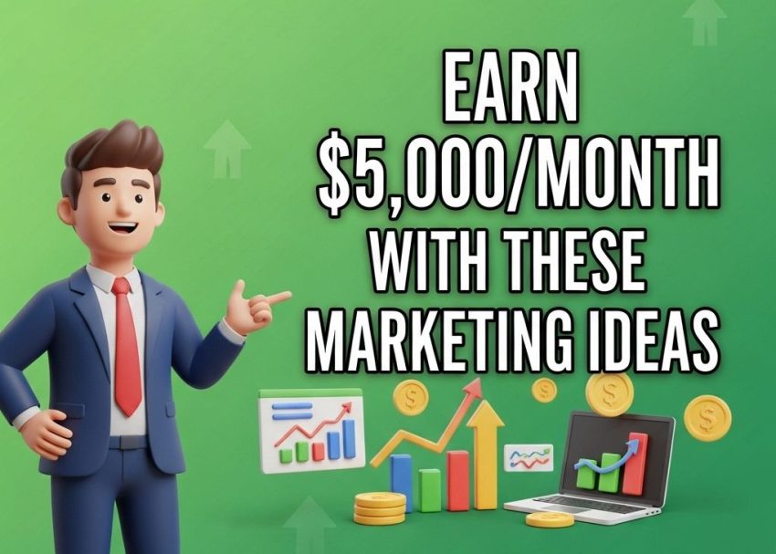 earn 5000 month marketing ideas