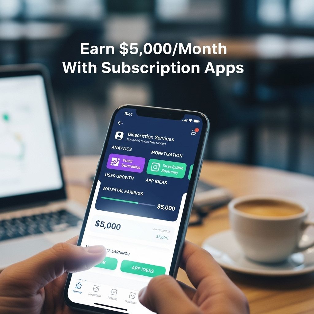 Earn $5,000/Month With Subscription Apps 1 earn 5000 month subscription apps