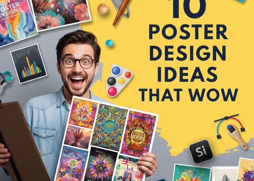 eye catching poster designs