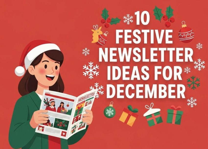 festive december newsletter ideas