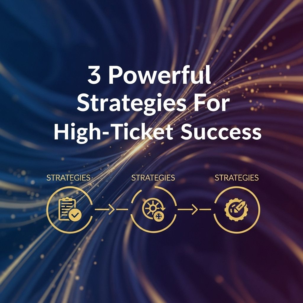 3 Powerful Strategies For High-Ticket Success | PSD Freebies Mockups