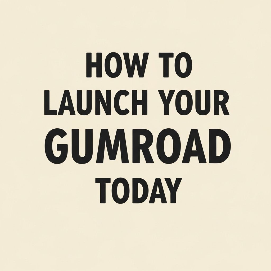 Launch Your Gumroad Shop Today: A Step-by-Step Guide 1 launch gumroad shop today