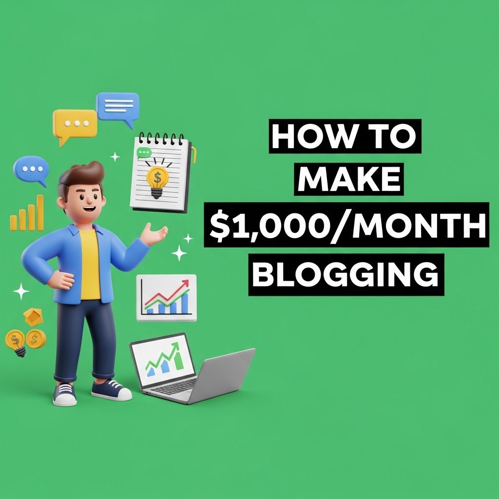 How to Earn $1,000 Monthly Through Blogging 1 make 1000 month blogging 1