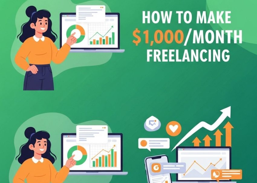 make 1000 month freelancing