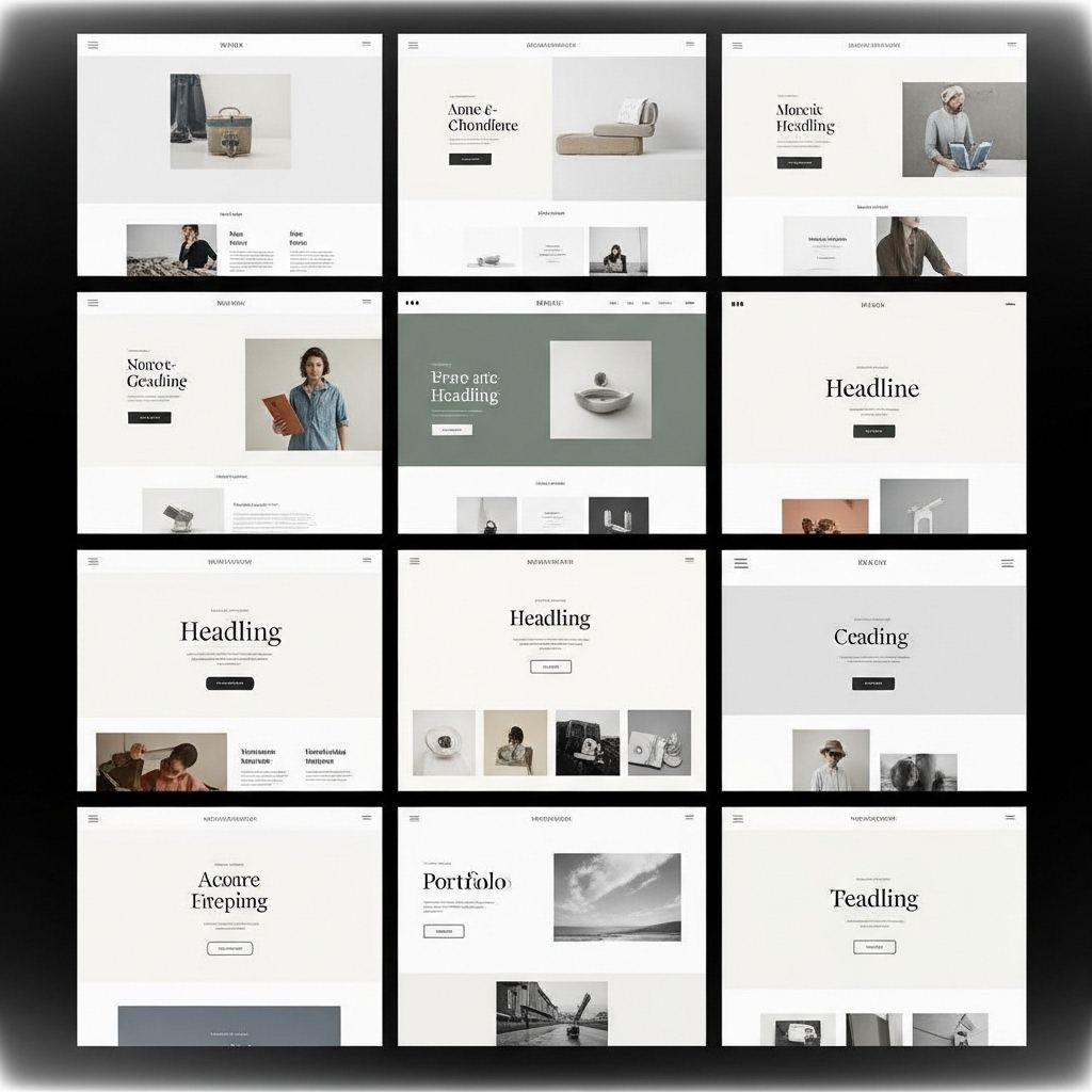 10 Minimal Website Design Examples You Need To See | PSD Freebies Mockups