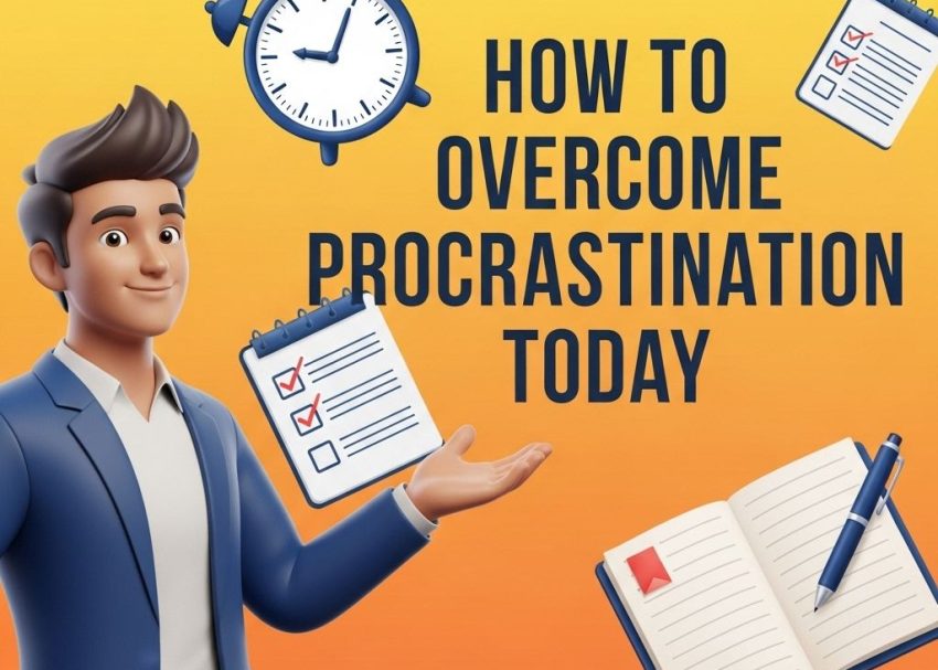 overcome procrastination today