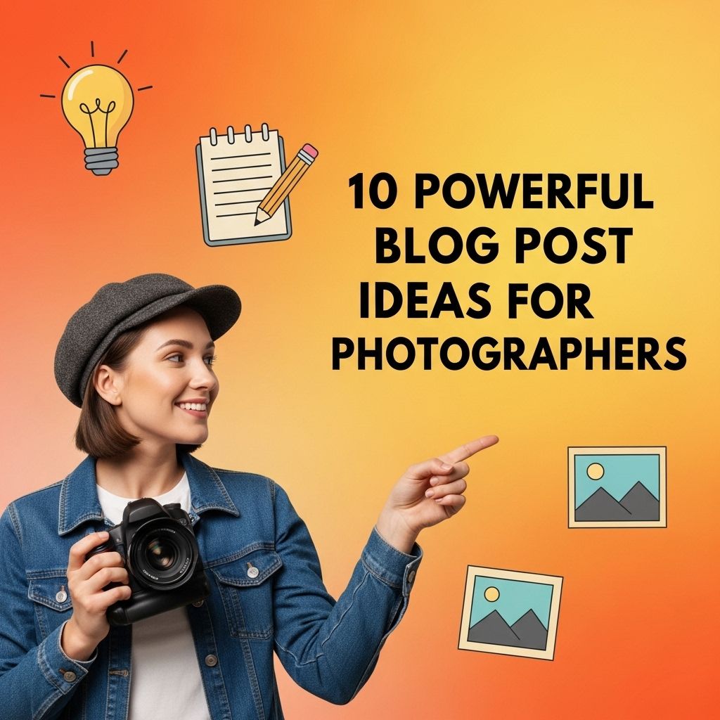 10 Inspiring Blog Post Ideas For Photographers | PSD Freebies Mockups