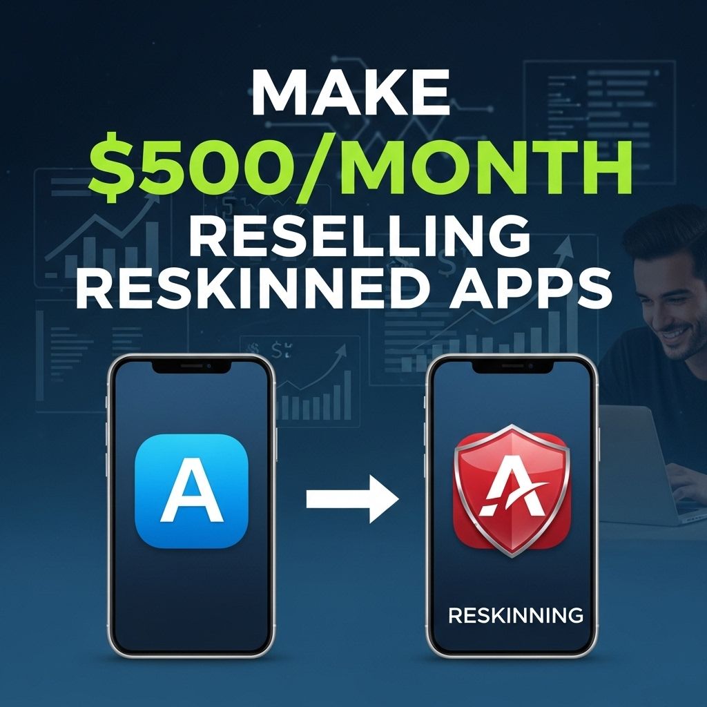 Make $500/Month Reselling Reskinned Apps 1 resell reskinned apps