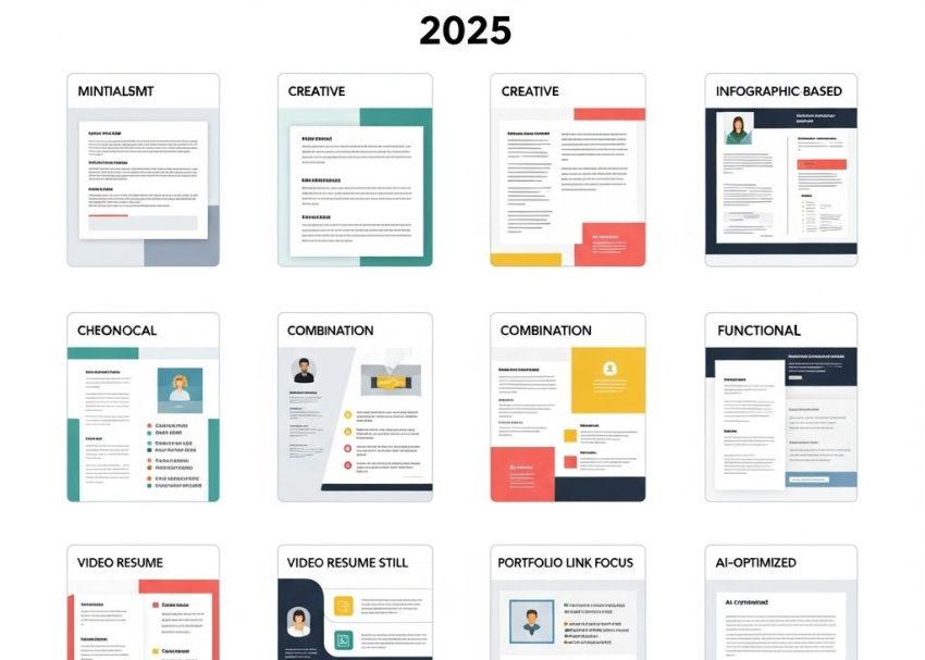 resume design ideas 2025