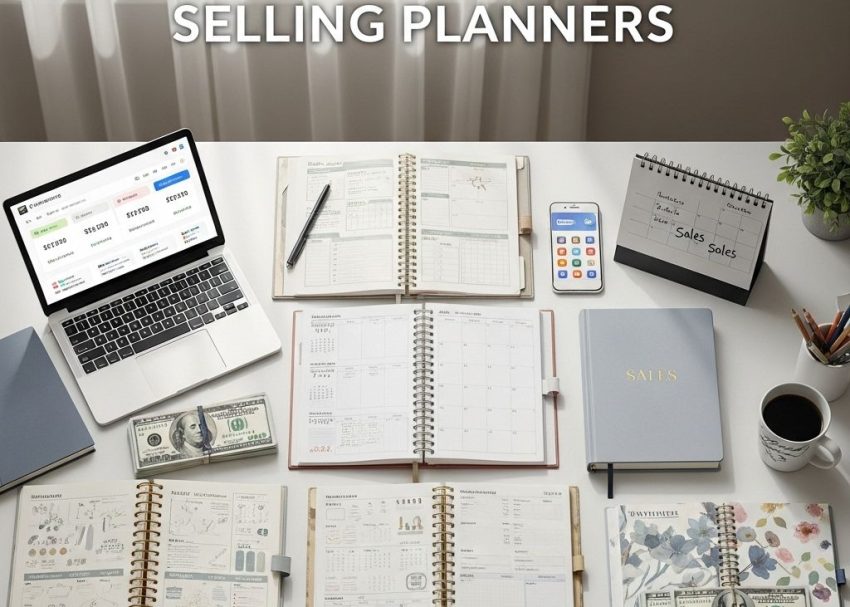 Free PSD Mockups 22 sell planners 1000 per month