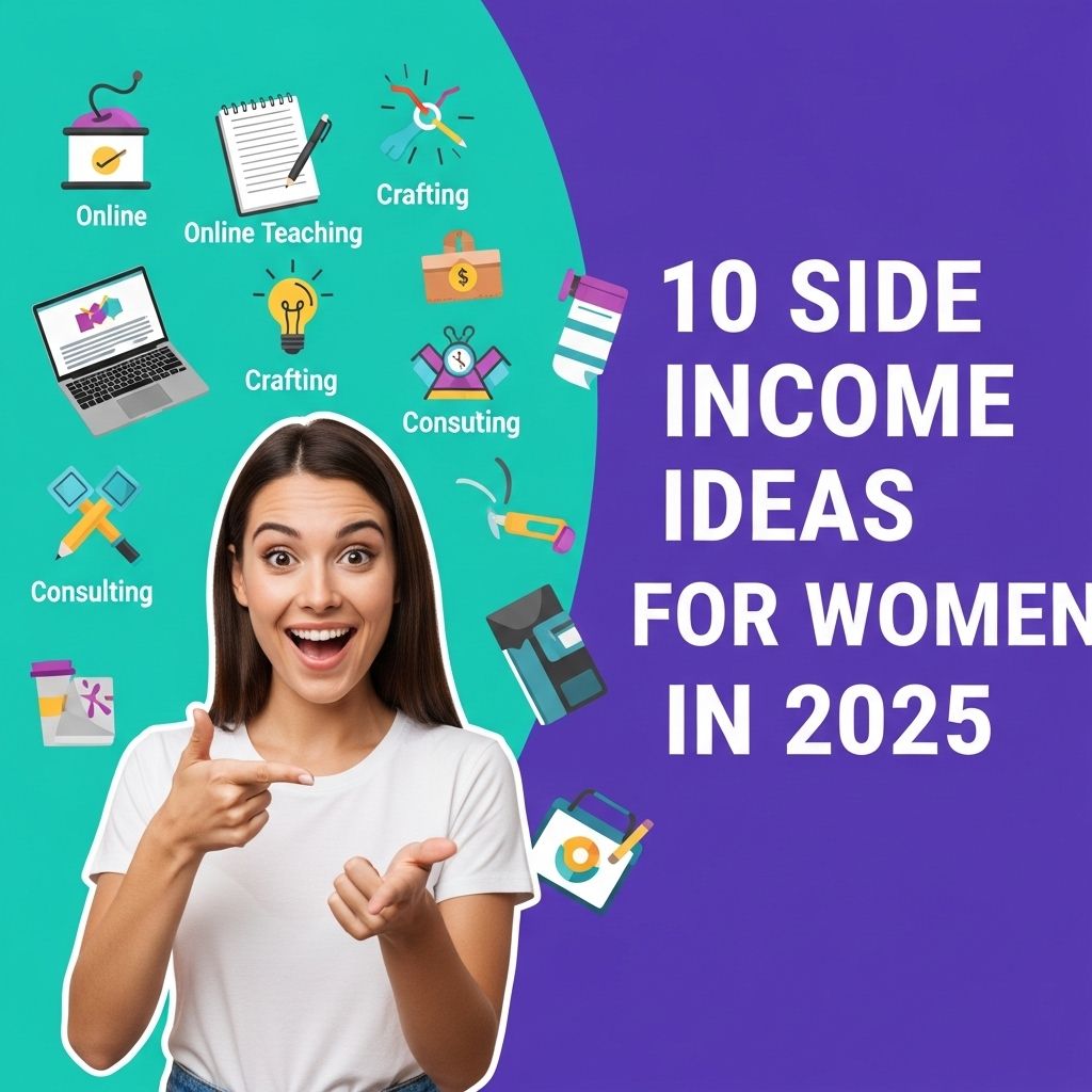 side income ideas women 2025
