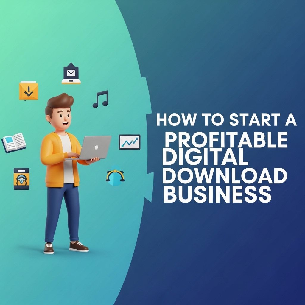 start profitable digital download business