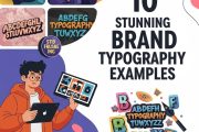 stunning brand typography examples
