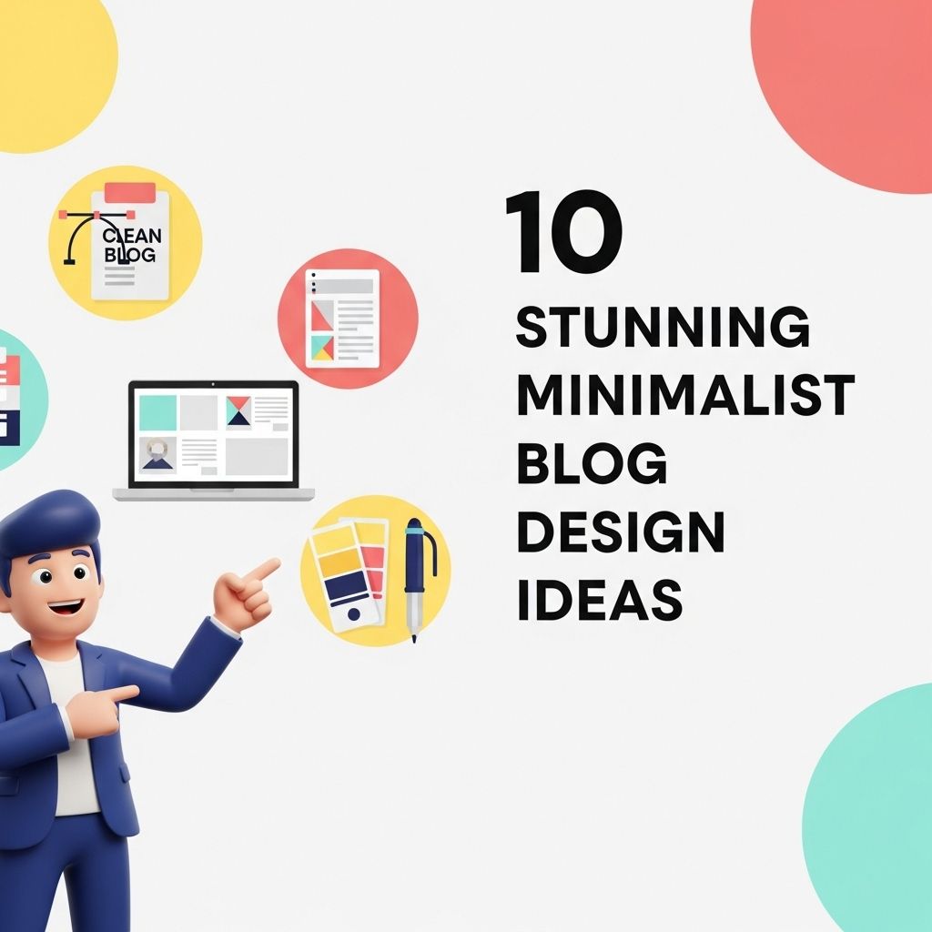 stunning minimalist blog design