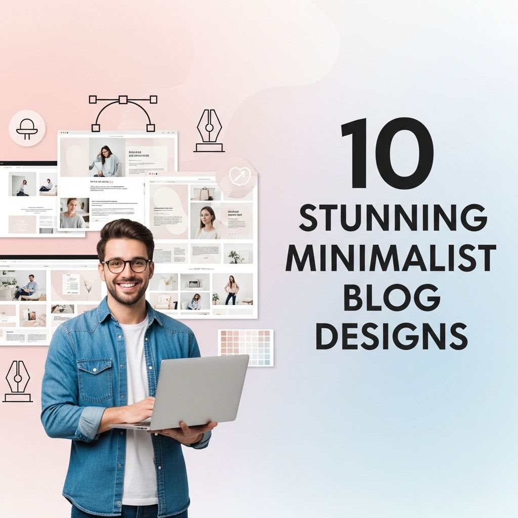 stunning minimalist blog designs