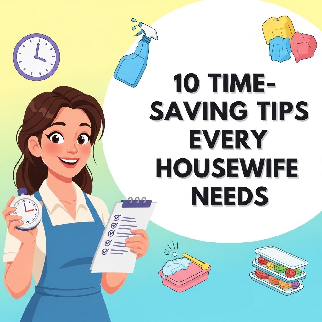 10 TimeSaving Tips For Busy Housewives PSD Freebies Mockups