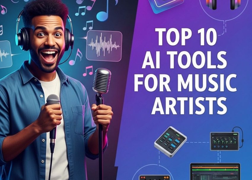 top 10 ai tools music artists