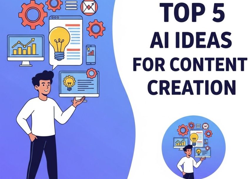 top 5 ai ideas content creation