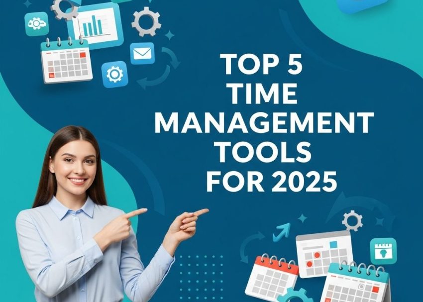 Free PSD Mockups 25 top 5 time management tools 2025 2