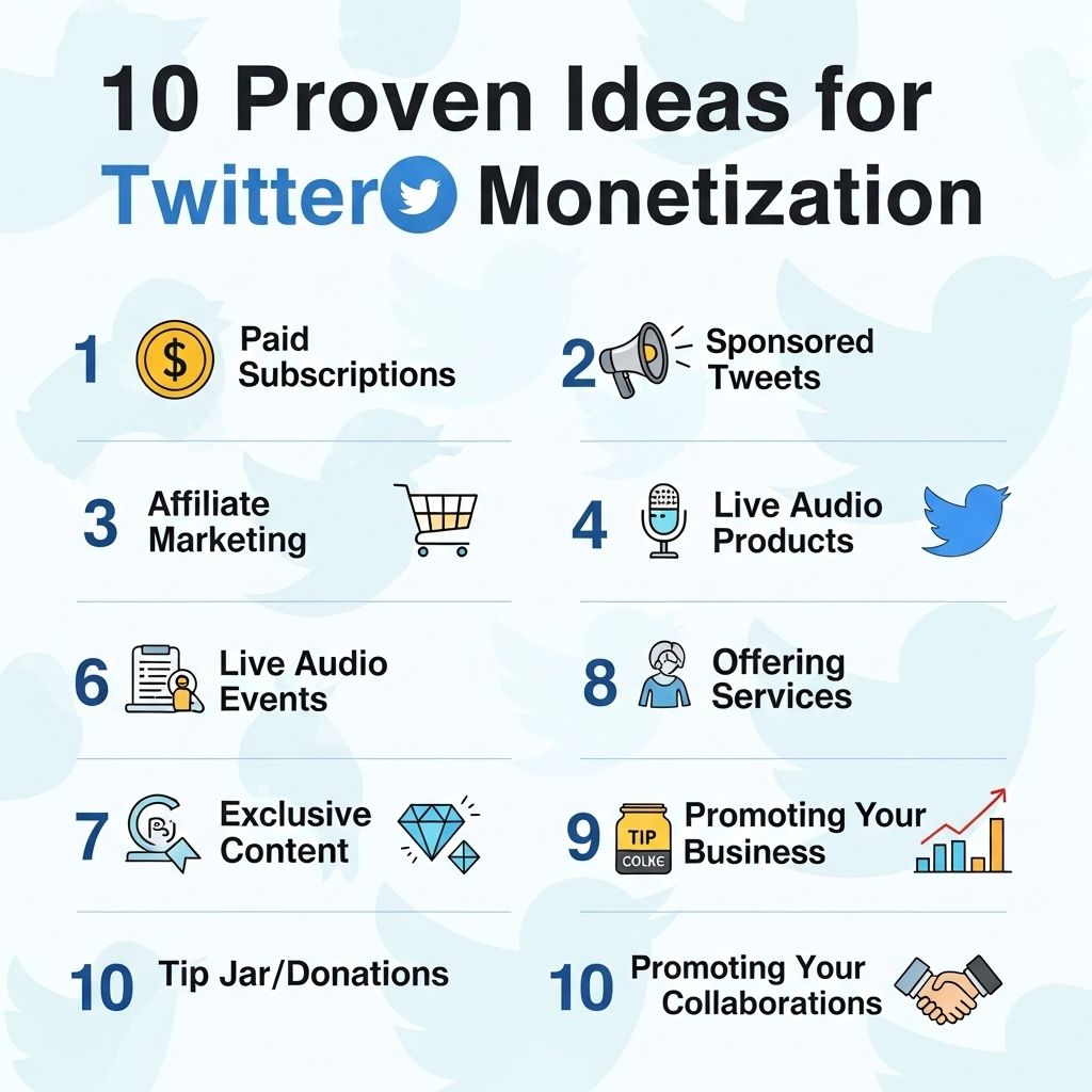 10 Proven Ideas for Twitter Monetization 1 twitter monetization ideas