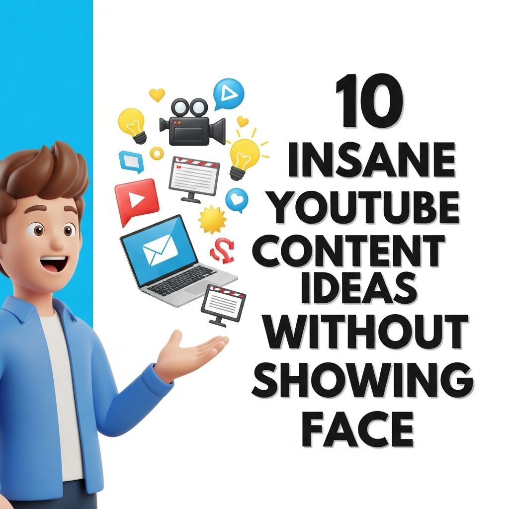 10 Insane YouTube Content Ideas Without Showing Your Face 1 youtube content ideas no face