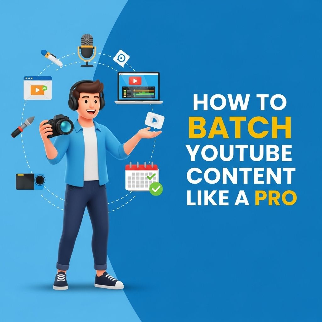 How to Batch YouTube Content Like a Pro 2 batch youtube content pro