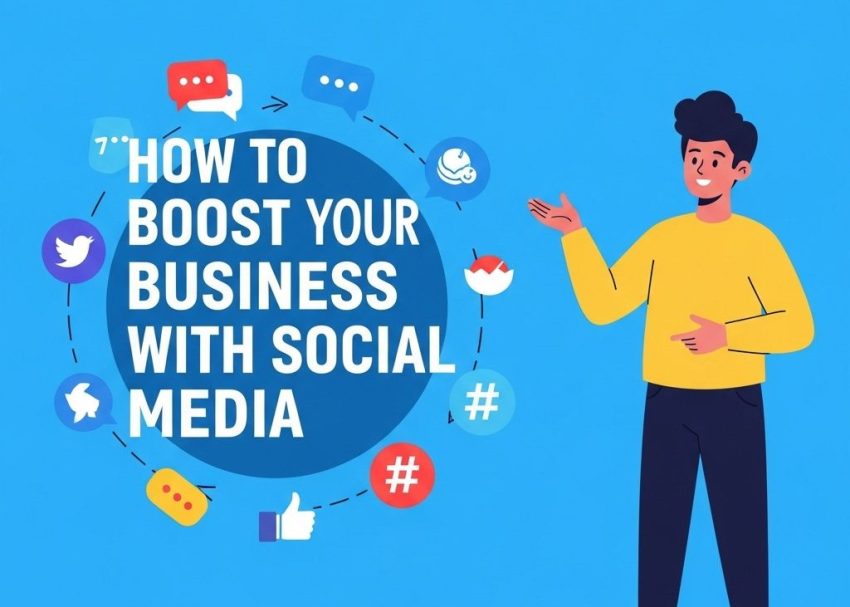 Free PSD Mockups 23 boost business social media